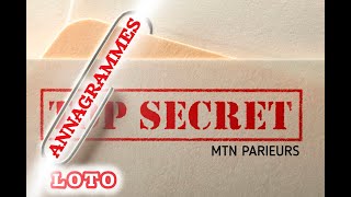 LOTO SECRET DES ANNAGRAMES  GAGNER AU LOTTO FACILEMENT [upl. by Carolyne]