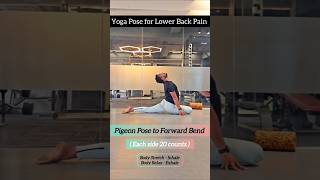 Yoga Poses for Lower Back Pain  yoga backpain pain therapy [upl. by Koralie253]