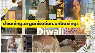 Diwali cleaning and organisationunboxingCleaning vlog [upl. by Roque]