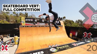 Pacifico Skateboard Vert FULL COMPETITION  X Games 2021 [upl. by Oyek602]