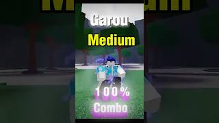 Garou 100 medium combo TSB edit [upl. by Clevie]