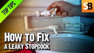 How to Fix a Leaky Stopcock amp Stop Dripping Water [upl. by Auj]