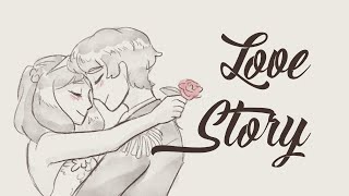 Love Story Taylors Version  A 2021 Contestshipping Animatic [upl. by Ennovyhc]