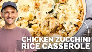 Chicken Zucchini amp Rice Casserole  The perfect summer weeknight recipe [upl. by Nickolas489]