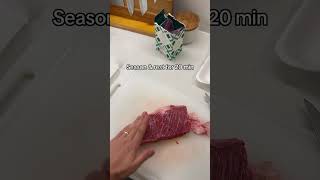 Steak Steel Pan vs Cast Iron Part 1 steak castiron wagyu steelpan beef dinner easyrecipe [upl. by Dej]