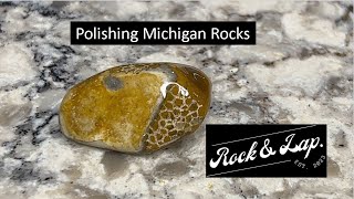 Polishing Rocks From Michigan [upl. by Aihtak]