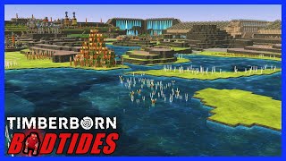 Lets FLOOD THE MAP  Timberborn BADTIDES Ep 25  Update 5 Hard Mode [upl. by Hama]