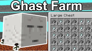 Ghast Farm  Gunpowder  Gast Tear  Minecraft 121 [upl. by Porte]