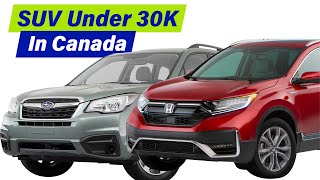 Best SUV Under 30k in Canada  Top Affordable Options for Value and Performance [upl. by Ybbob]