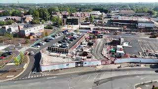 Winsford Town Centre Drone Footage  August 2024 [upl. by Nipahc834]