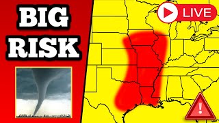 The Tornado Outbreak Of April 28th 2024 As It Occurred Live [upl. by Hayashi]