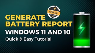 How to Generate a Battery Report in Windows 11 and 10 in 3 Easy Steps [upl. by Donn]