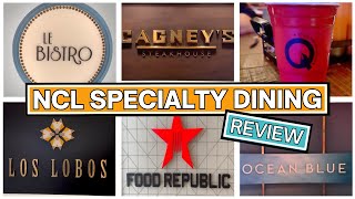 NCL Specialty Dining Review Which is the Best [upl. by Nere943]