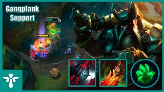 Gangplank la NARANJA MECÁNICA League Of LegendsTodos los campeones como Support [upl. by Yttik]