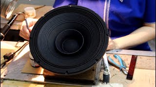 how to make fullrange loudspeaker in Russia  diy speaker [upl. by Friedberg527]