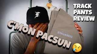 PACSUN Did Me DirtyFOG Essentials Track Pants Cement Review [upl. by Adalia720]