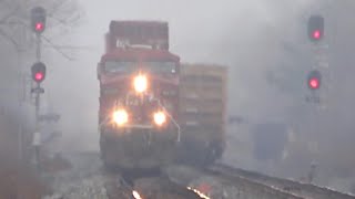 Two Big CSX Trains Meet Huge CSX Freight Train with a DPU Alright Fast NS Van Train  More Trains [upl. by Gibert939]