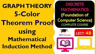 L48 5Color Theorem Proof using Mathematical Induction Method  Discrete Mathematics Lectures Hindi [upl. by Omissam226]