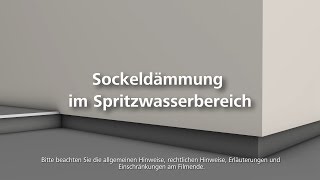 Sockeldämmung  Wärmedämmung  WDVS  FassadendämmungVerarbeitung [upl. by Ilohcin]