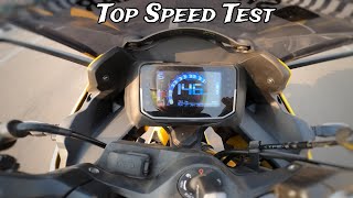 Hero Karizma Xmr 210 Top Speed Test Finally 150 Touch कर दी 🔥🏁  Karizma top speed 2023 [upl. by Malonis]