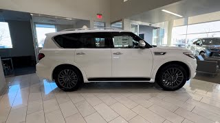 2023 Infiniti QX80 Sensory 4WD Walkaround [upl. by Laved]