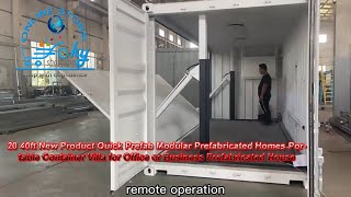 20 40ft New Product Quick Prefab Modular Prefabricated Homes Portable Container Villa for Office or [upl. by Ackley592]