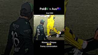 Rizzi Bhai v Zimpaa funny reply😂😂 pakvsaus2024 pakvsaus funnycricket [upl. by Ycaj]