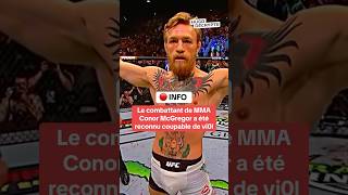 Le combattant de MMA Conor McGregor reconnu coupable de vi0l [upl. by Nitza518]