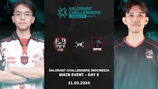 2024 VALORANT Challengers Indonesia  Split 1  Main Event Day 6 [upl. by Inod]