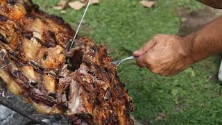 Un costillar criollo al asador [upl. by Damali]