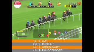 20231209  Race 4 Singapore Kranji Horse Racing Highlights  Pace88 Horse [upl. by Nnayllek]