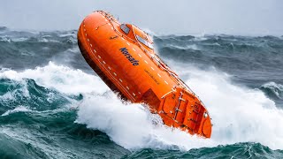 Storm Rescue Why MONSTER Waves Cant Sink the Safest LIFEBOATS During Worst Storms [upl. by Keemahs]