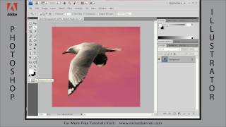 Photoshop CS4 Tutorial  Creating Selections  Part 10  Quick Mask Mode [upl. by Eidok]