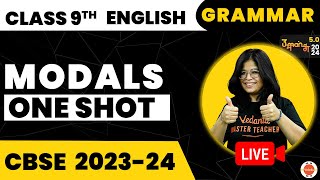 Modals in One Shot  English Grammar Class 9  CBSE Class 9th English Preparation CBSE2024Exam [upl. by Reivaj]