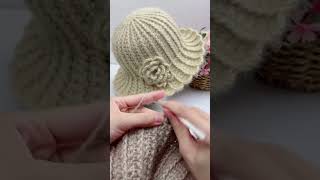 Lines method of crochet hat [upl. by Noid]