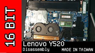 Lenovo Y520 Disassembly 拆解 [upl. by Emor319]