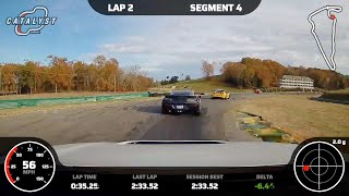 FL5 Civic Type R vs Corvettes and Mustangs at VIR [upl. by Hale]