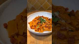 👀🥓🍝 Rigatoni alla Vodka Family Style Pasta Rigatoni vodkasauce [upl. by Affra602]