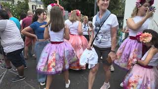 Walk around Funchal Madeira on flower festival parade day 2024 [upl. by Hollander806]