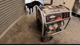 Briggs and Stratton Generator Sitting In Field Will It Run [upl. by Lered]