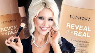 New Sephora Reveal The Real Skin Tint Review 3 Day Wear Test  Ranking my Top Skin Tints [upl. by Anerev982]