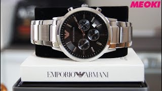 Emporio Armani Renato AR2434 Mens Watch  Chronograph Unboxing [upl. by Eryt]