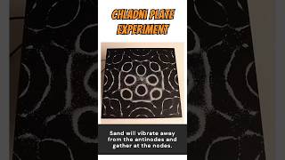 Chladni Plate Experiment shorts science physics experiment [upl. by Carlton]