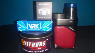 VAPORESSO SWAG PX80RDA NITROUS PLUS 🔥🔥🔥 [upl. by Ahsillek]