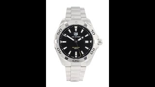 Tag Heuer Aquaracer Pre Owned Watch Ref WBD1110 [upl. by Snehpets]