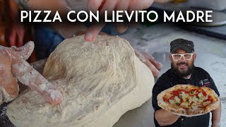 Ricetta Pizza Napoletana con LIEVITO MADRE del Maestro Santucci [upl. by Yelruc728]