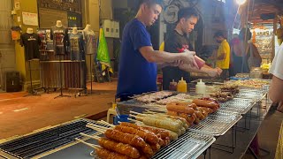 JONKER STREET NIGHT MARKETSTREET FOOD MALACCA MALAYSIAFAMOUS STREET FOOD IN MALACCAMALAYSIA FOOD [upl. by Berkley]