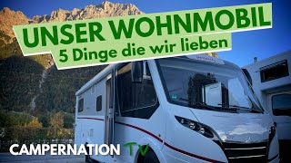 5 Gründe warum wir unser Wohnmobil so LIEBEN  Dethleffs Globebus GT I6 2022 [upl. by Ibocaj]