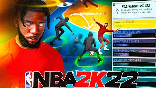 THESE DRIBBLE MOVES TURNED ME INTO A GOD BEST DRIBBLES IN NBA 2K22 FOR FAST MOVEMENT AND COMBOS [upl. by Nairolf]