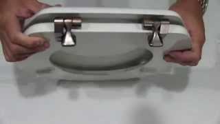 Mayfair 44OR 000 Molded Wood Toilet Seat with Oil Rubbed Bronze Hinges Unboxing [upl. by Eronel]